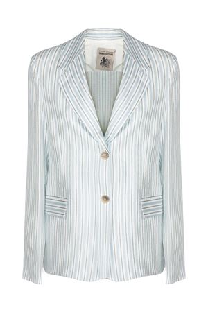 Single-breasted linen blazer SEMI COUTURE | S6SS56RG112